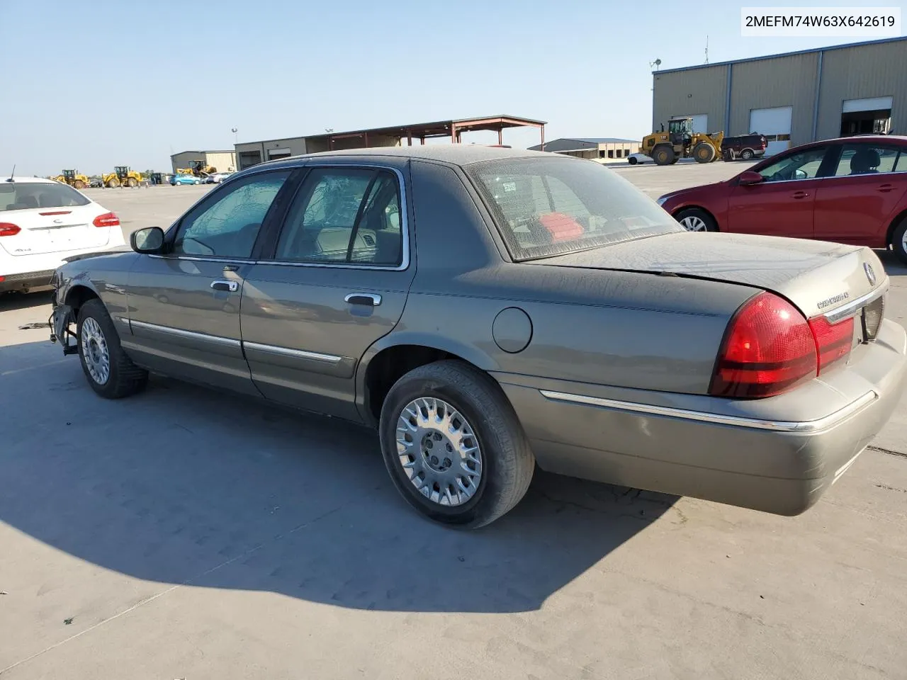 2003 Mercury Grand Marquis Gs VIN: 2MEFM74W63X642619 Lot: 75298784