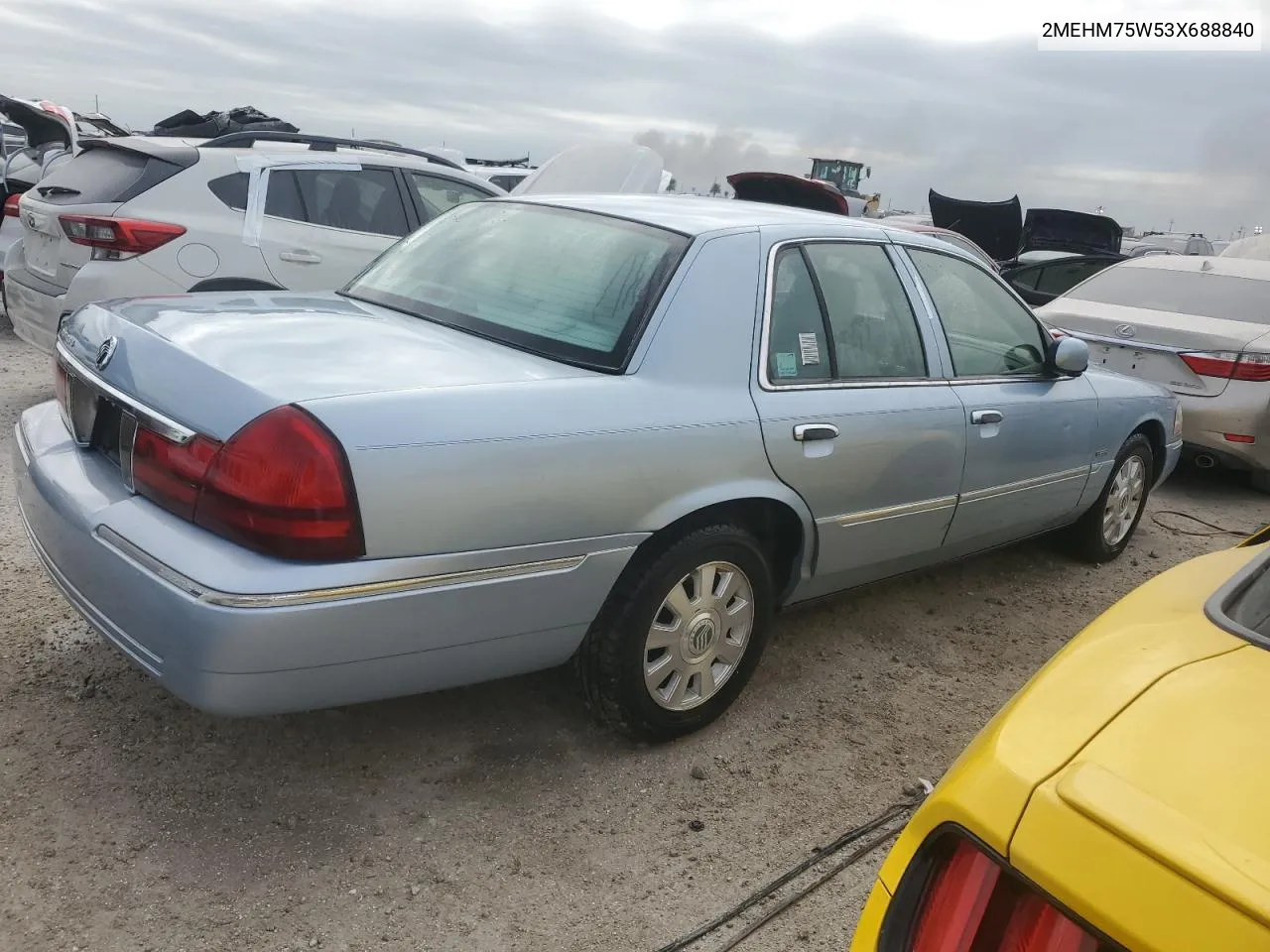 2003 Mercury Grand Marquis Ls VIN: 2MEHM75W53X688840 Lot: 75615564