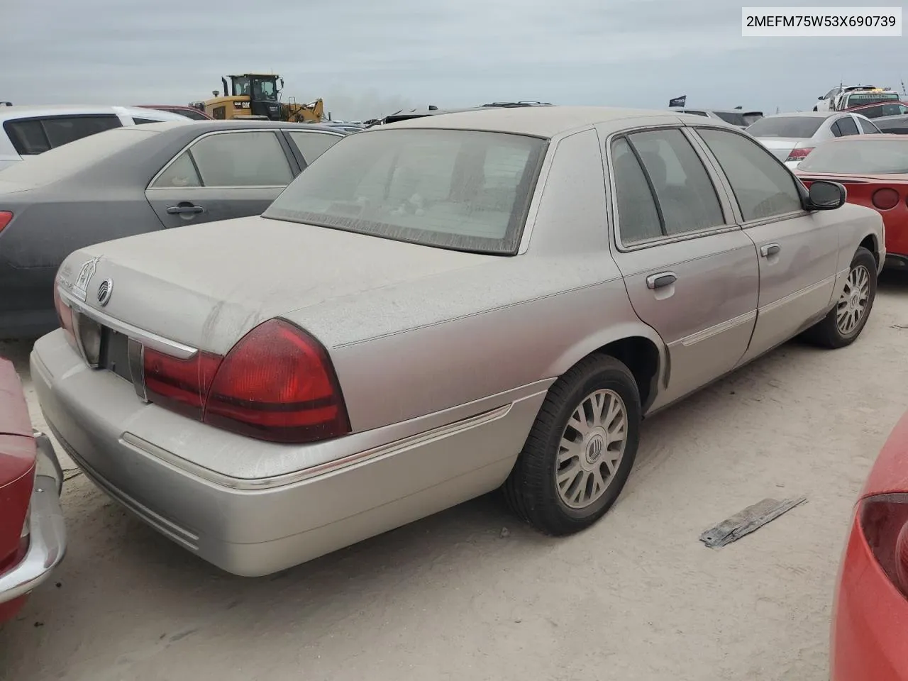 2003 Mercury Grand Marquis Ls VIN: 2MEFM75W53X690739 Lot: 75879044