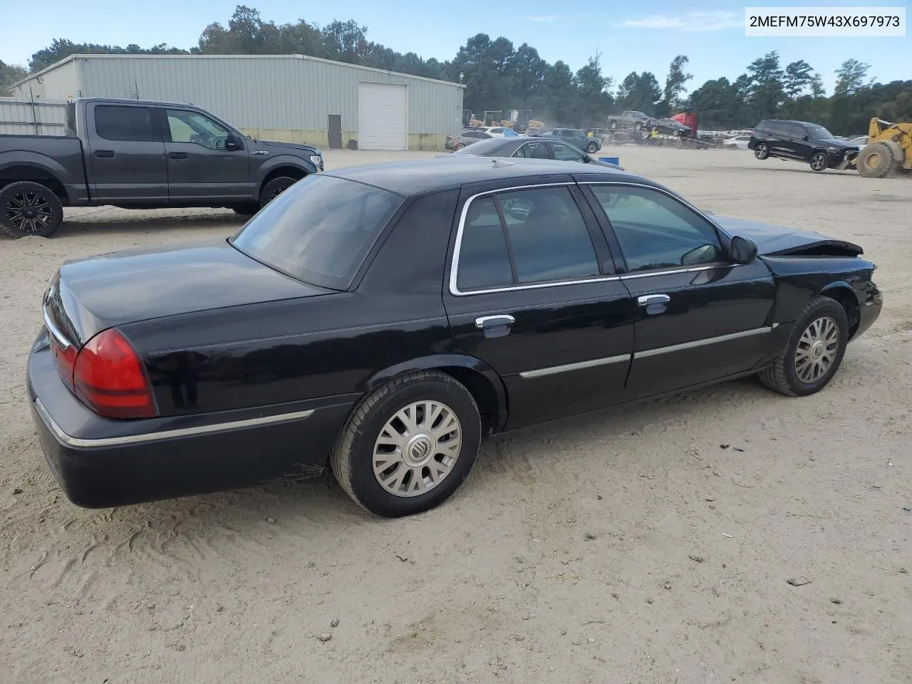 2003 Mercury Grand Marquis Ls VIN: 2MEFM75W43X697973 Lot: 76053254