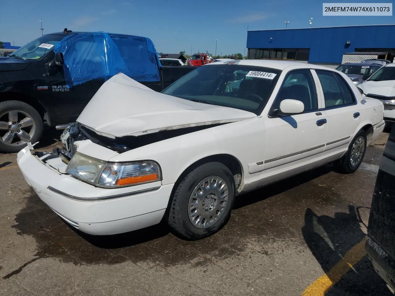 2MEFM74W74X611073 2004 Mercury Grand Marquis Gs