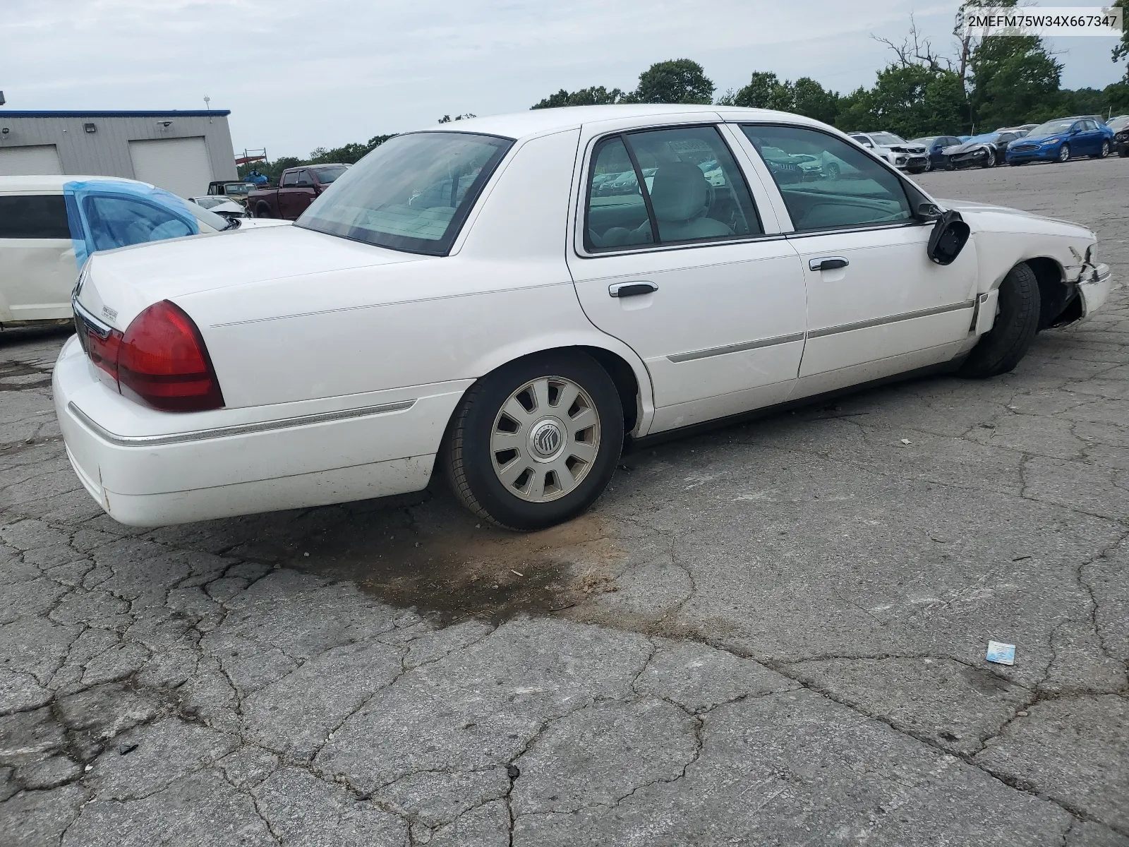 2004 Mercury Grand Marquis Ls VIN: 2MEFM75W34X667347 Lot: 61209224