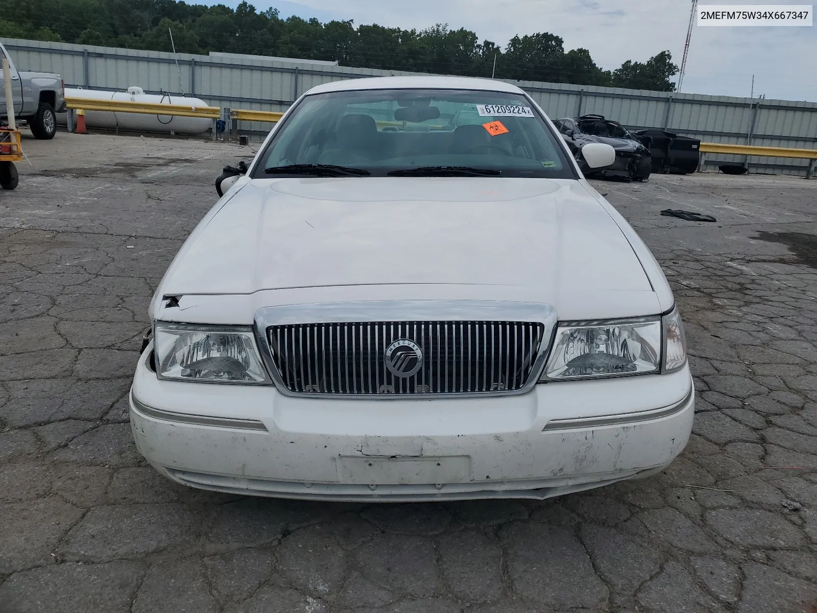 2004 Mercury Grand Marquis Ls VIN: 2MEFM75W34X667347 Lot: 61209224