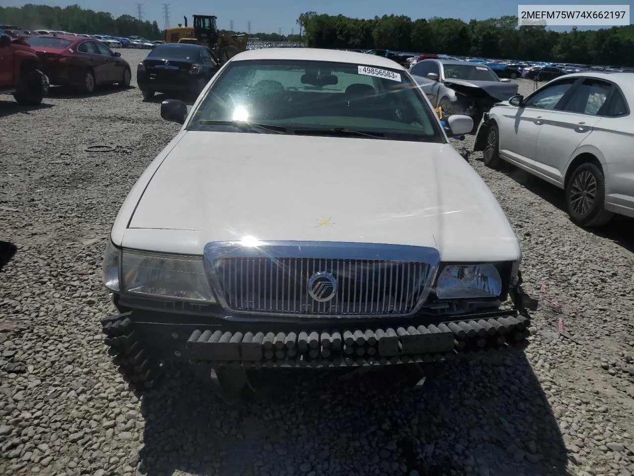 2004 Mercury Grand Marquis Ls VIN: 2MEFM75W74X662197 Lot: 61379534