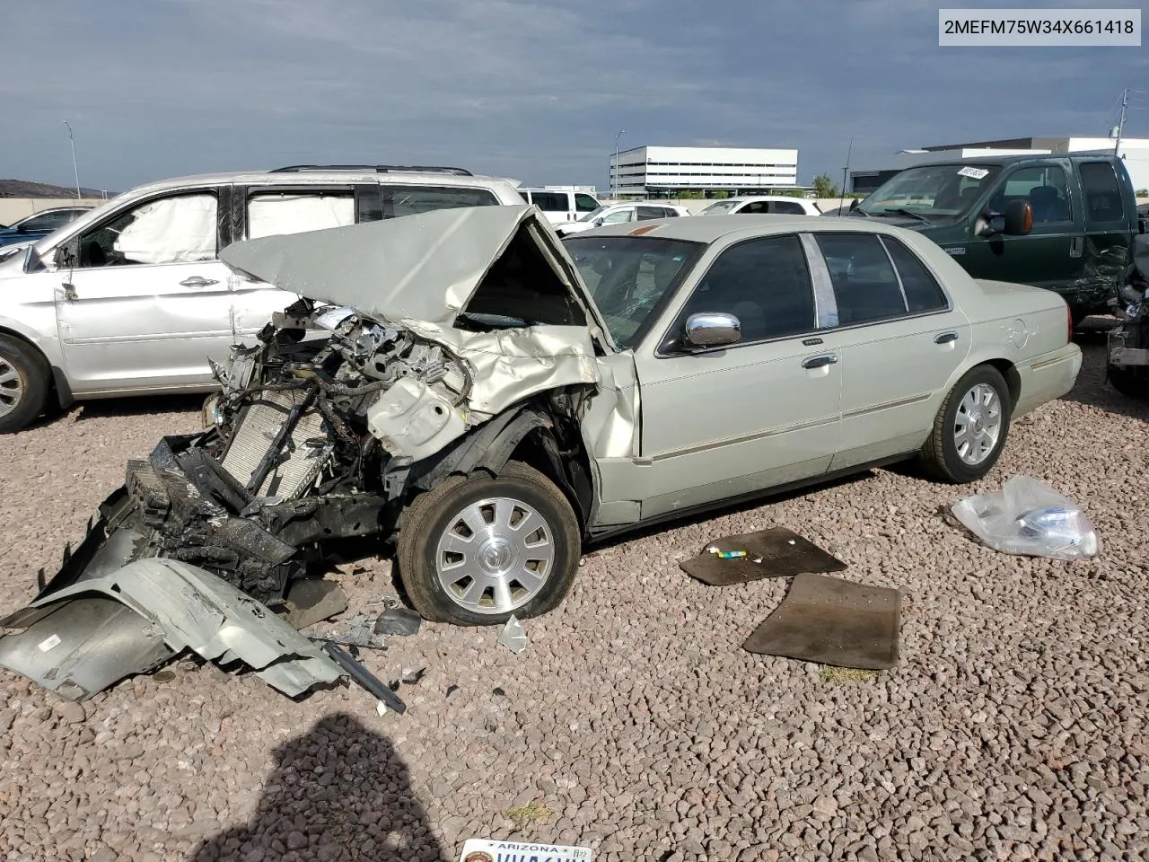 2004 Mercury Grand Marquis Ls VIN: 2MEFM75W34X661418 Lot: 66620794