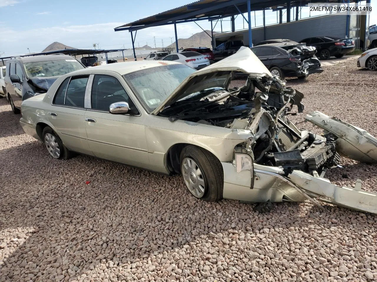 2004 Mercury Grand Marquis Ls VIN: 2MEFM75W34X661418 Lot: 66620794