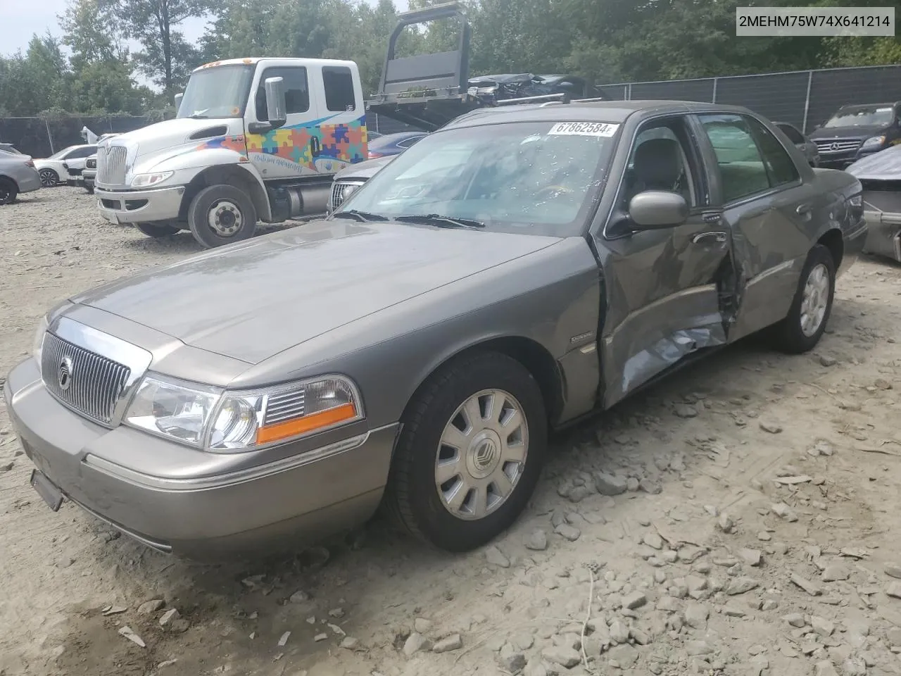 2004 Mercury Grand Marquis Ls VIN: 2MEHM75W74X641214 Lot: 67862584