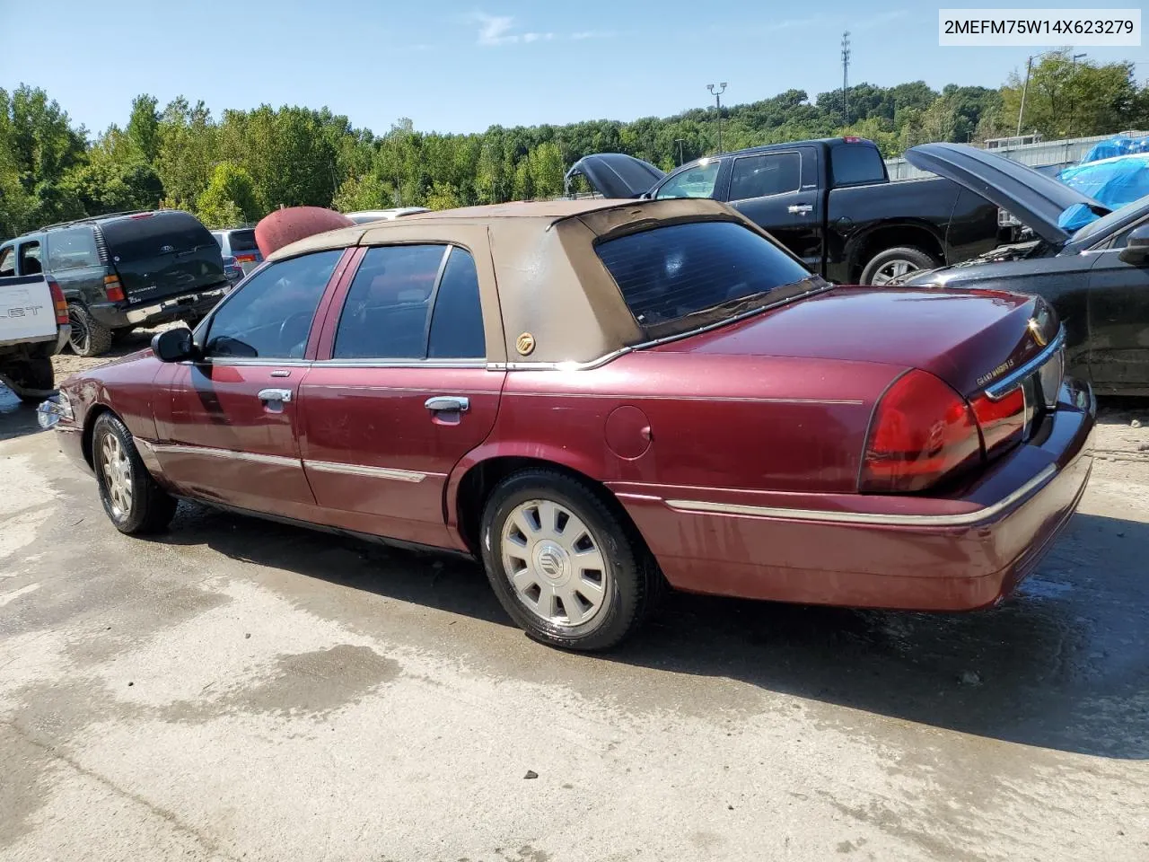 2004 Mercury Grand Marquis Ls VIN: 2MEFM75W14X623279 Lot: 68325964