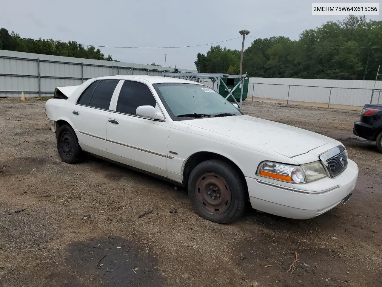 2004 Mercury Grand Marquis Ls VIN: 2MEHM75W64X615056 Lot: 69062874