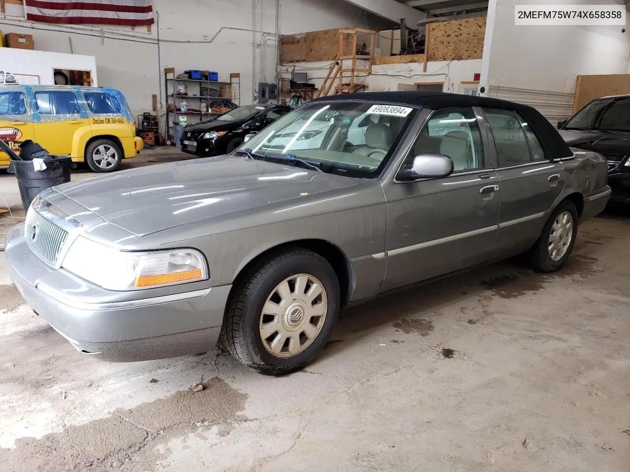 2004 Mercury Grand Marquis Ls VIN: 2MEFM75W74X658358 Lot: 69083894