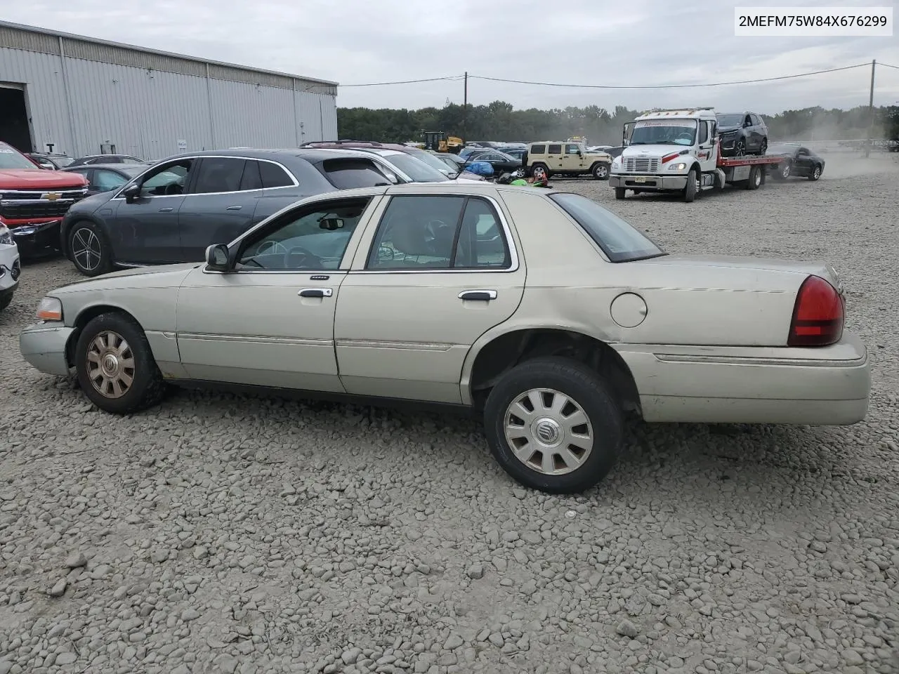 2004 Mercury Grand Marquis Ls VIN: 2MEFM75W84X676299 Lot: 70738294