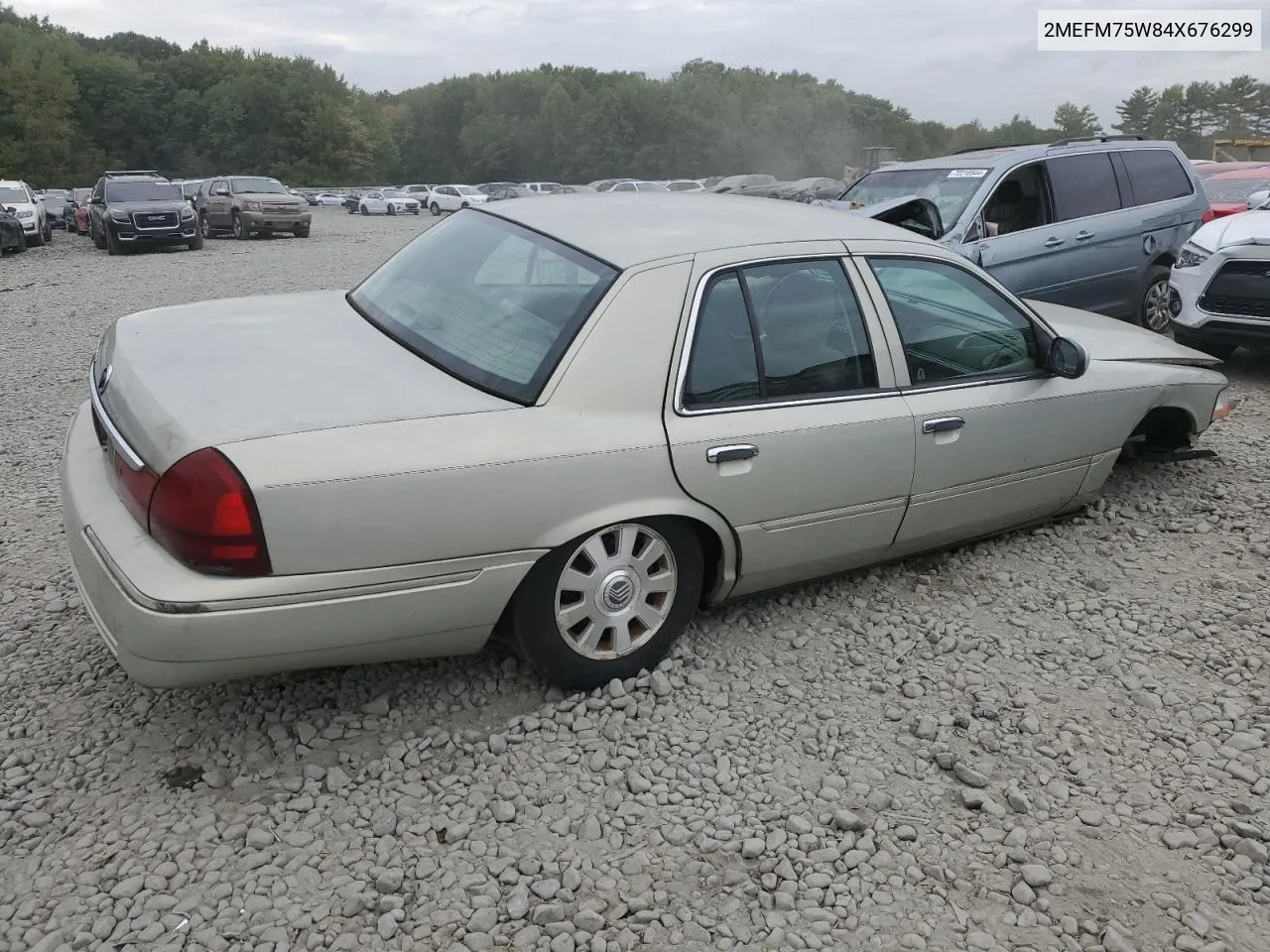 2004 Mercury Grand Marquis Ls VIN: 2MEFM75W84X676299 Lot: 70738294