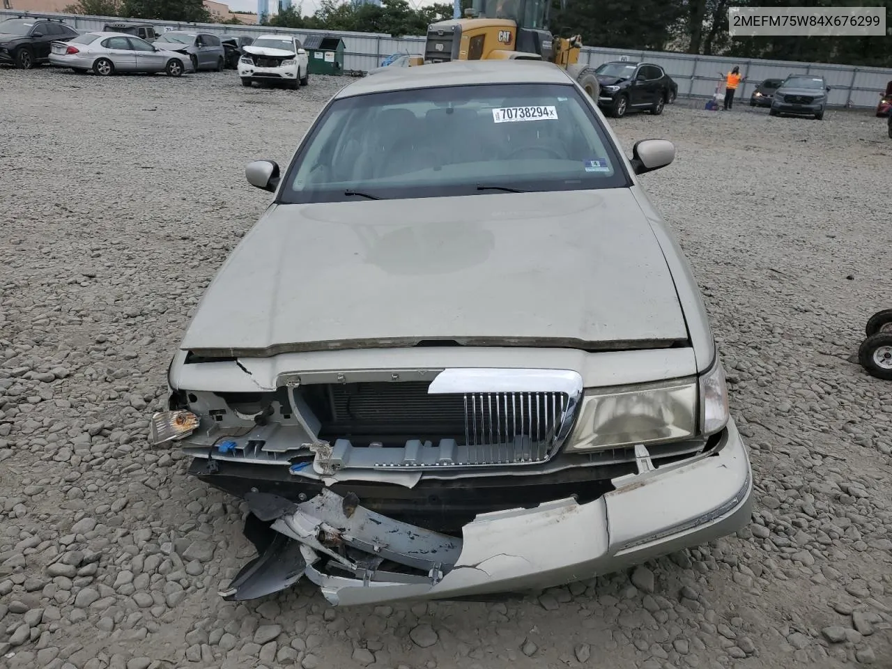 2004 Mercury Grand Marquis Ls VIN: 2MEFM75W84X676299 Lot: 70738294