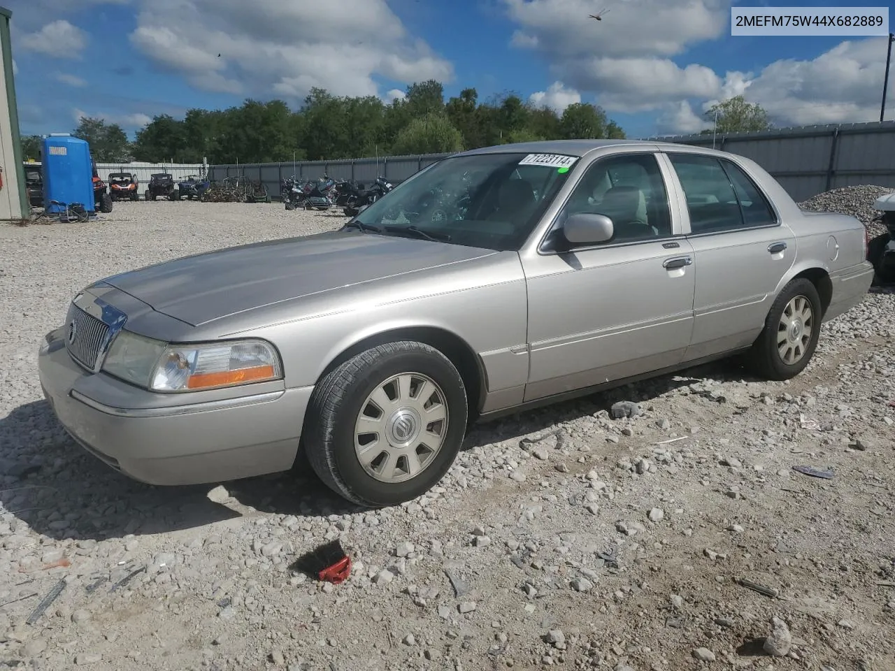 2004 Mercury Grand Marquis Ls VIN: 2MEFM75W44X682889 Lot: 71223114