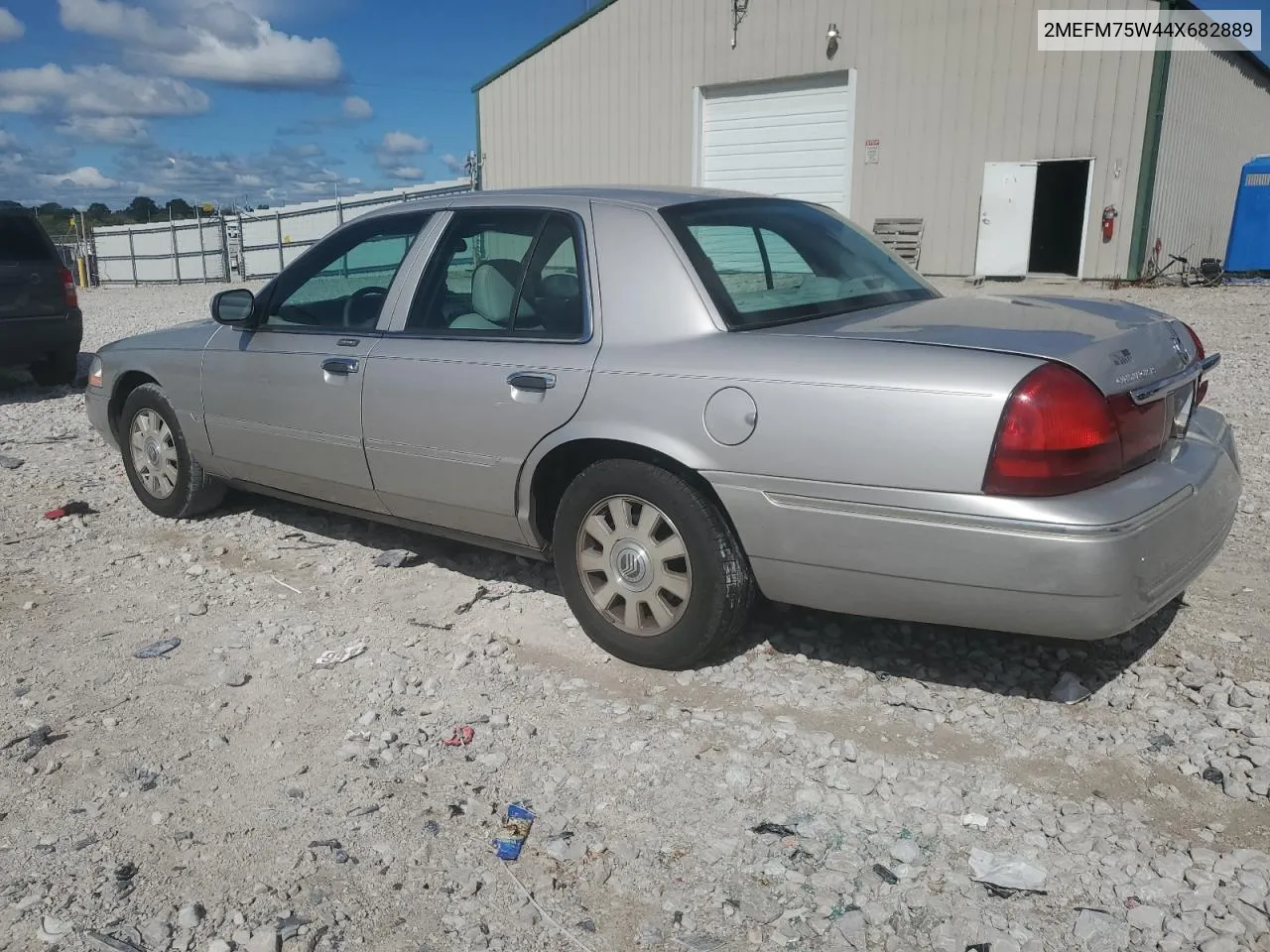 2004 Mercury Grand Marquis Ls VIN: 2MEFM75W44X682889 Lot: 71223114