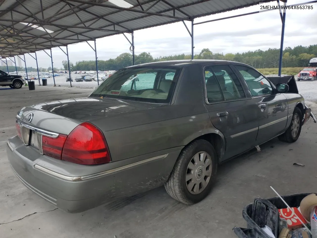 2004 Mercury Grand Marquis Ls VIN: 2MEHM75W64X663785 Lot: 71407054