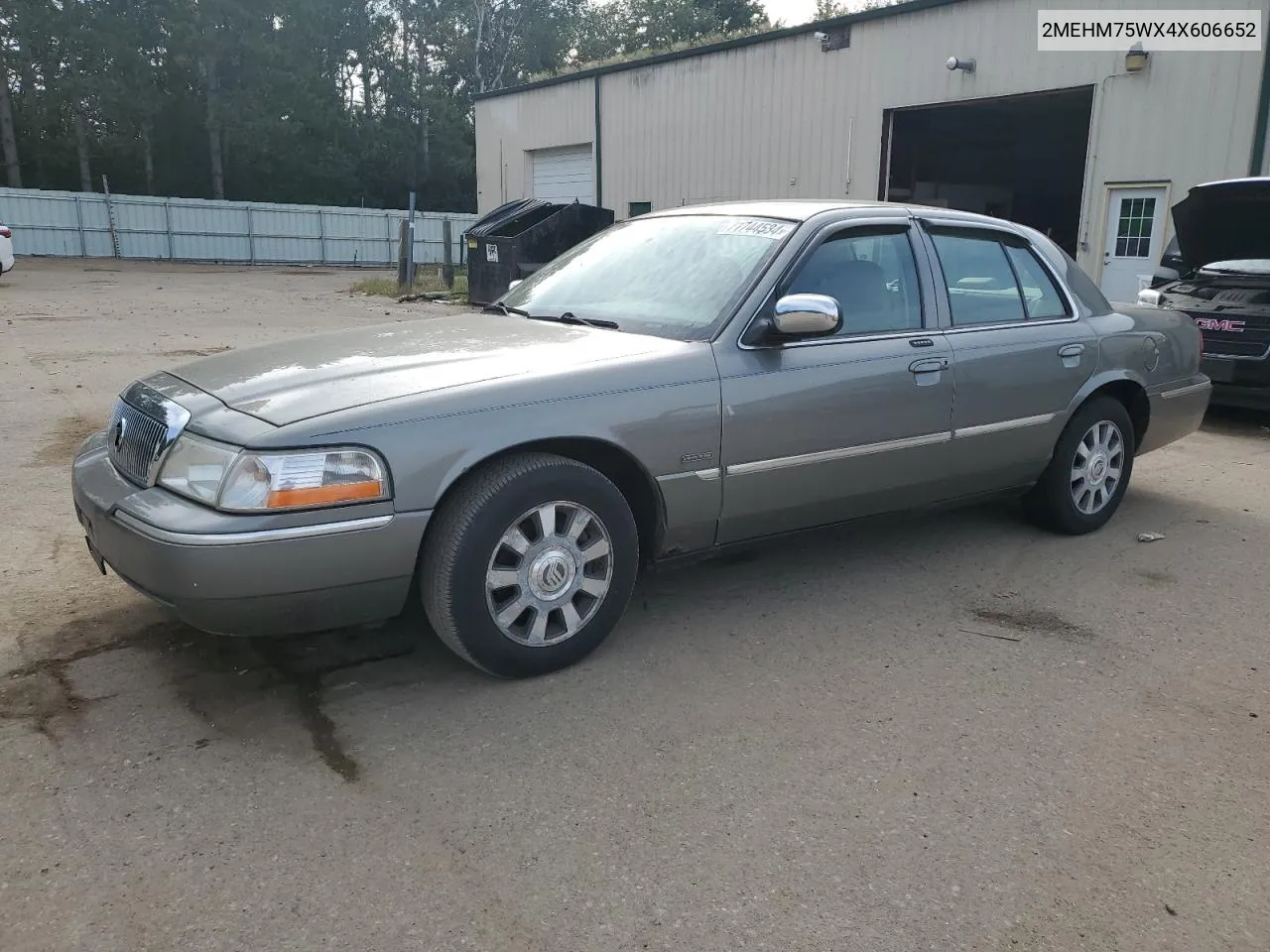 2004 Mercury Grand Marquis Ls VIN: 2MEHM75WX4X606652 Lot: 71744534