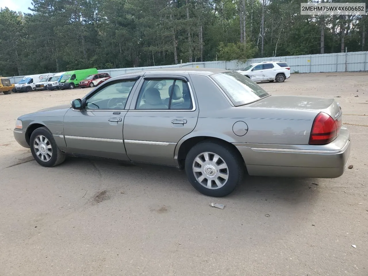 2004 Mercury Grand Marquis Ls VIN: 2MEHM75WX4X606652 Lot: 71744534