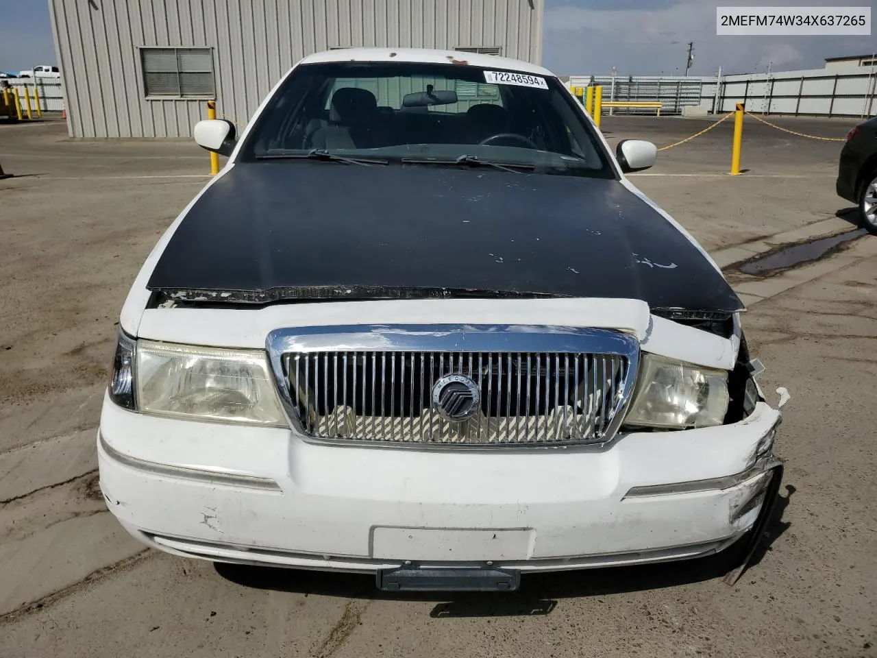 2004 Mercury Grand Marquis Gs VIN: 2MEFM74W34X637265 Lot: 72248594