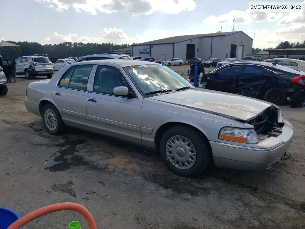 2004 Mercury Grand Marquis Gs VIN: 2MEFM74W94X618462 Lot: 72375684