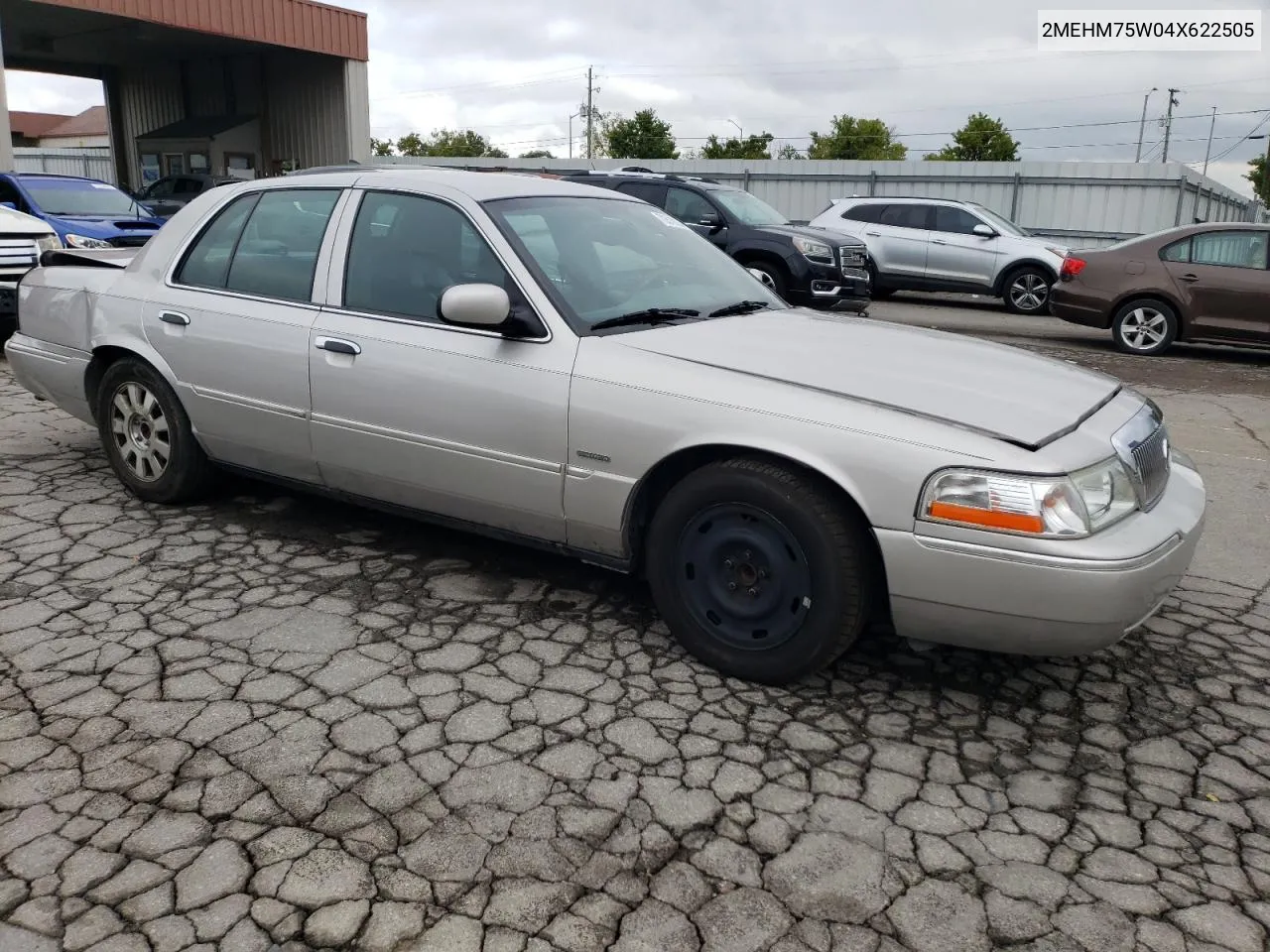 2004 Mercury Grand Marquis Ls VIN: 2MEHM75W04X622505 Lot: 72610224