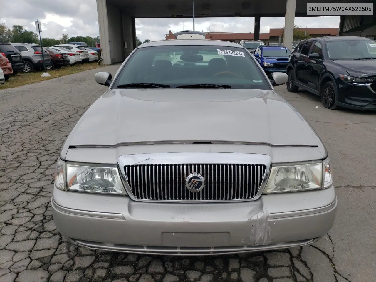 2004 Mercury Grand Marquis Ls VIN: 2MEHM75W04X622505 Lot: 72610224