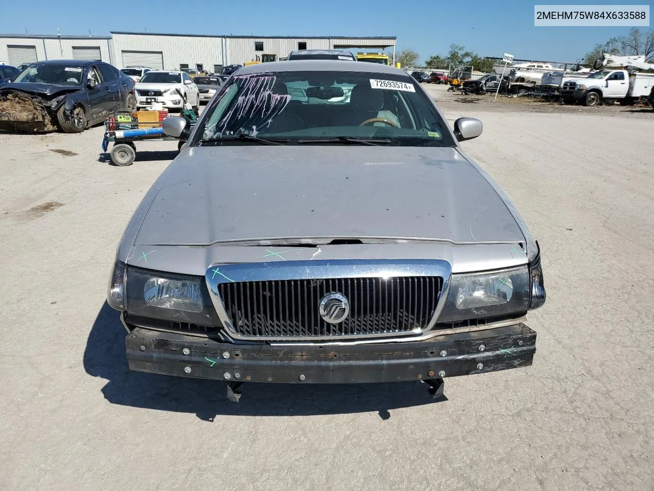 2004 Mercury Grand Marquis Ls VIN: 2MEHM75W84X633588 Lot: 72693574