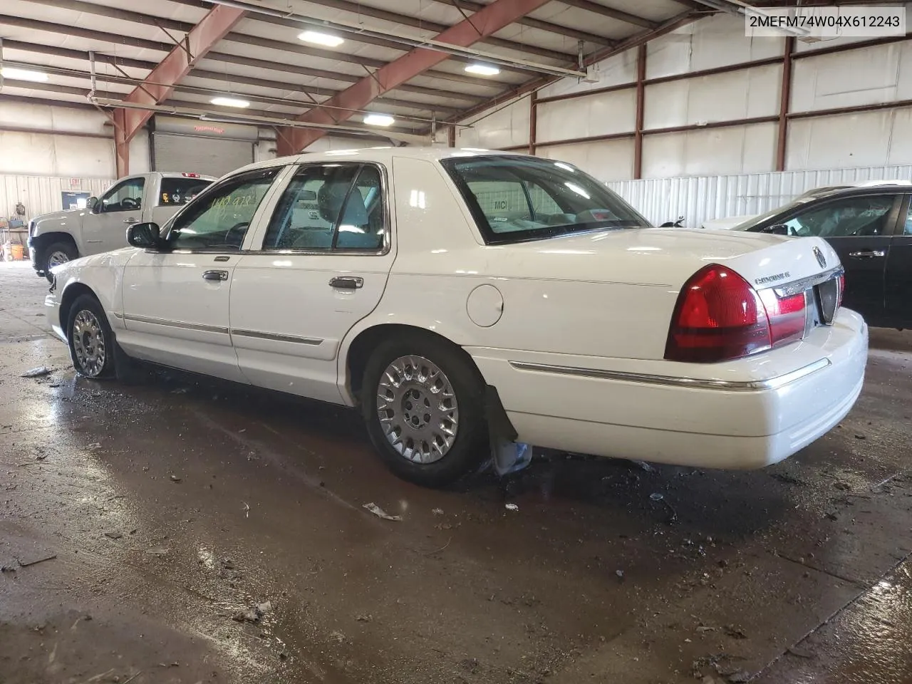 2004 Mercury Grand Marquis Gs VIN: 2MEFM74W04X612243 Lot: 73757014