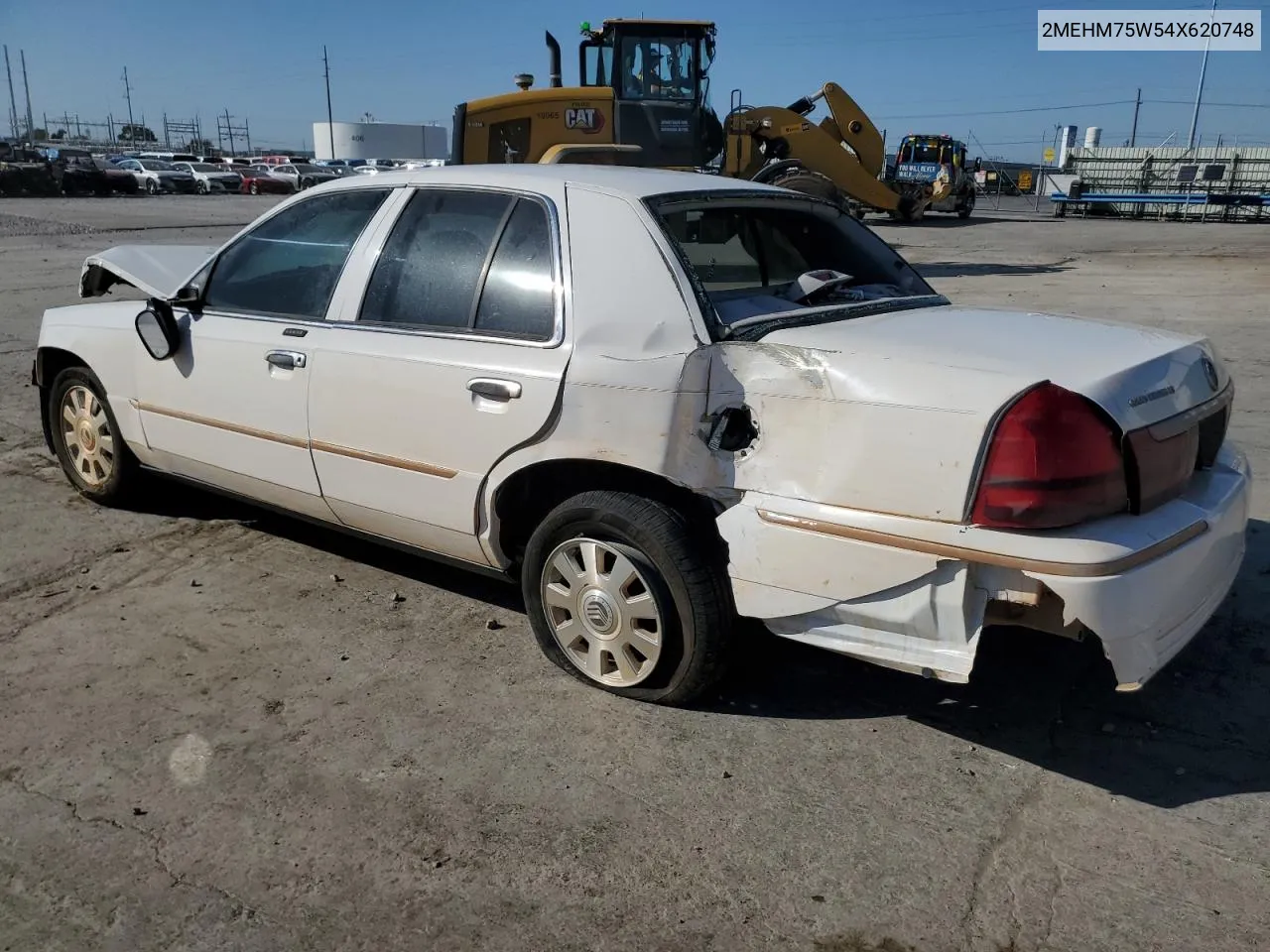 2004 Mercury Grand Marquis Ls VIN: 2MEHM75W54X620748 Lot: 73985674