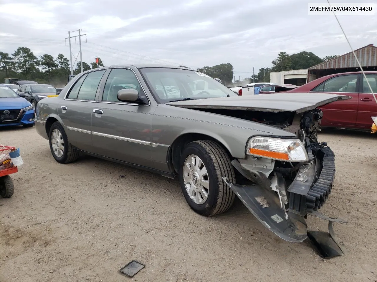 2004 Mercury Grand Marquis Ls VIN: 2MEFM75W04X614430 Lot: 74510904