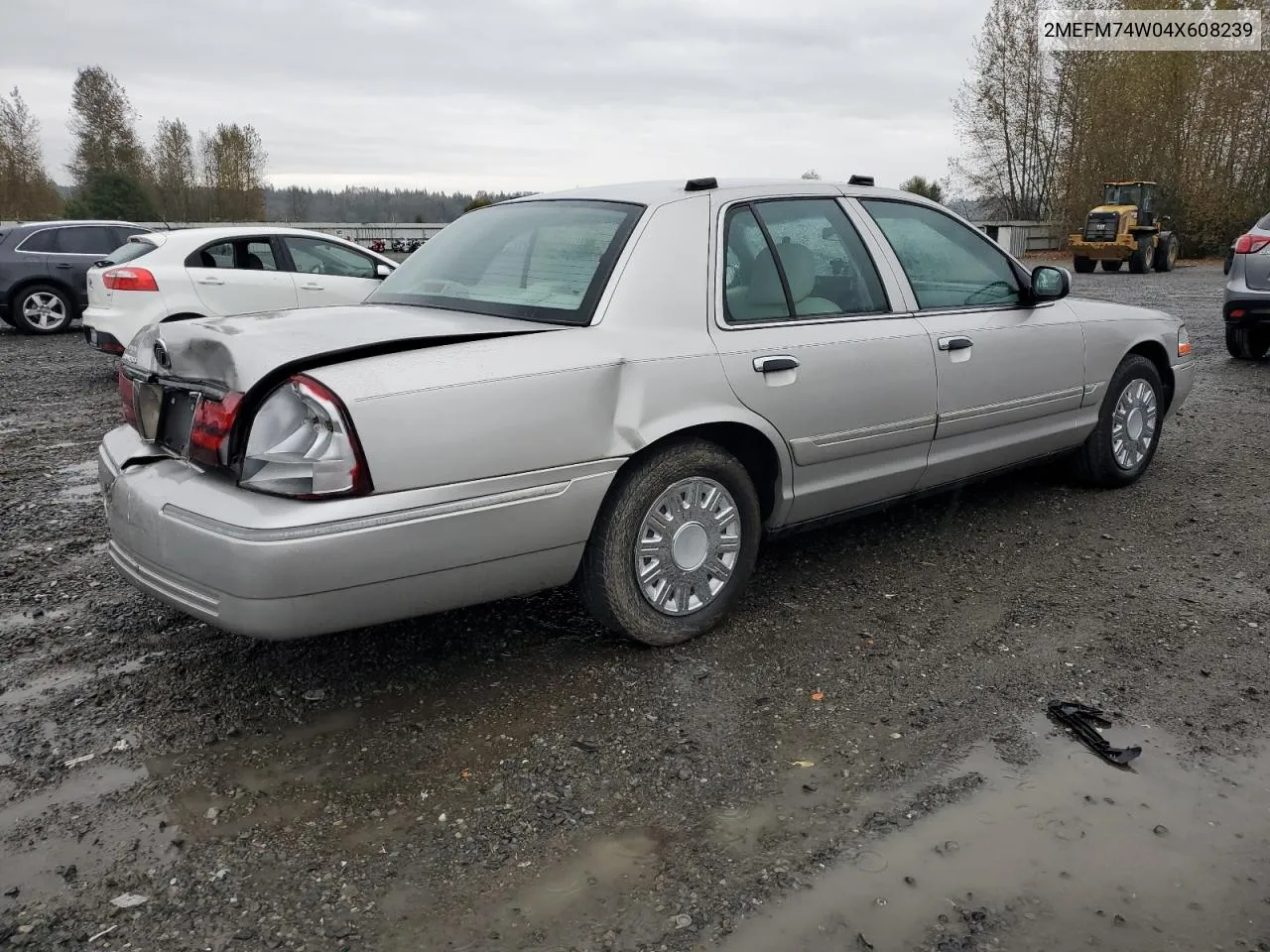 2004 Mercury Grand Marquis Gs VIN: 2MEFM74W04X608239 Lot: 74714004