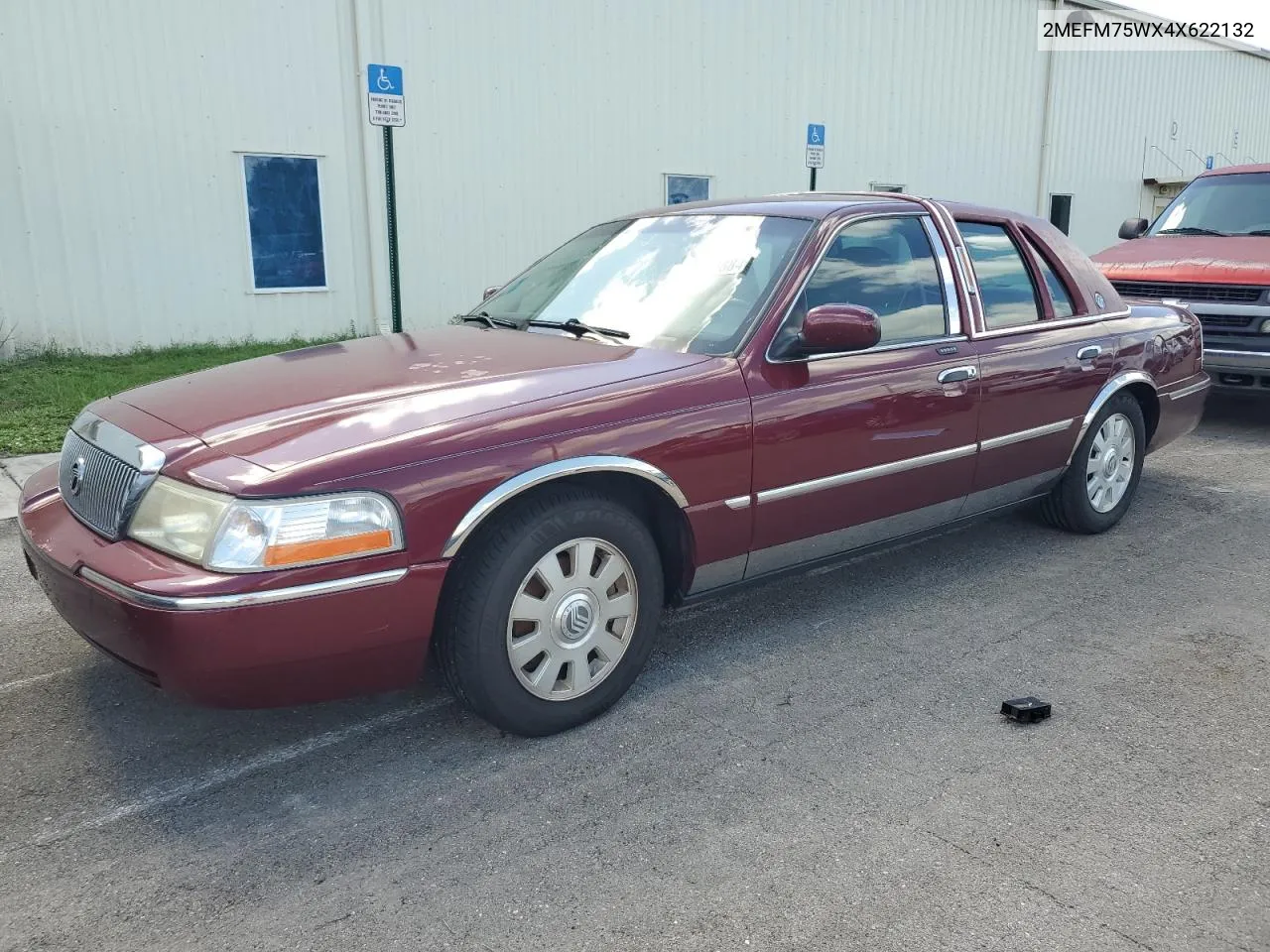 2004 Mercury Grand Marquis Ls VIN: 2MEFM75WX4X622132 Lot: 74800884