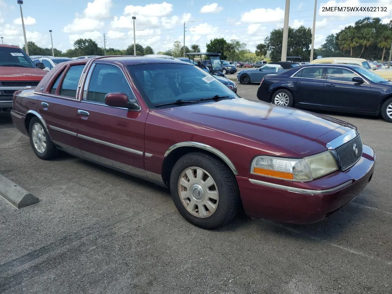 2004 Mercury Grand Marquis Ls VIN: 2MEFM75WX4X622132 Lot: 74800884