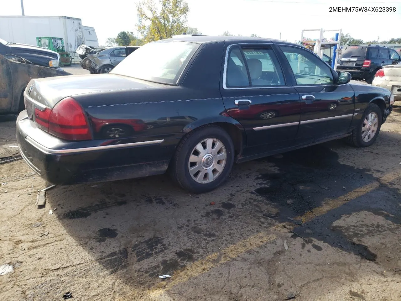 2004 Mercury Grand Marquis Ls VIN: 2MEHM75W84X623398 Lot: 75243024