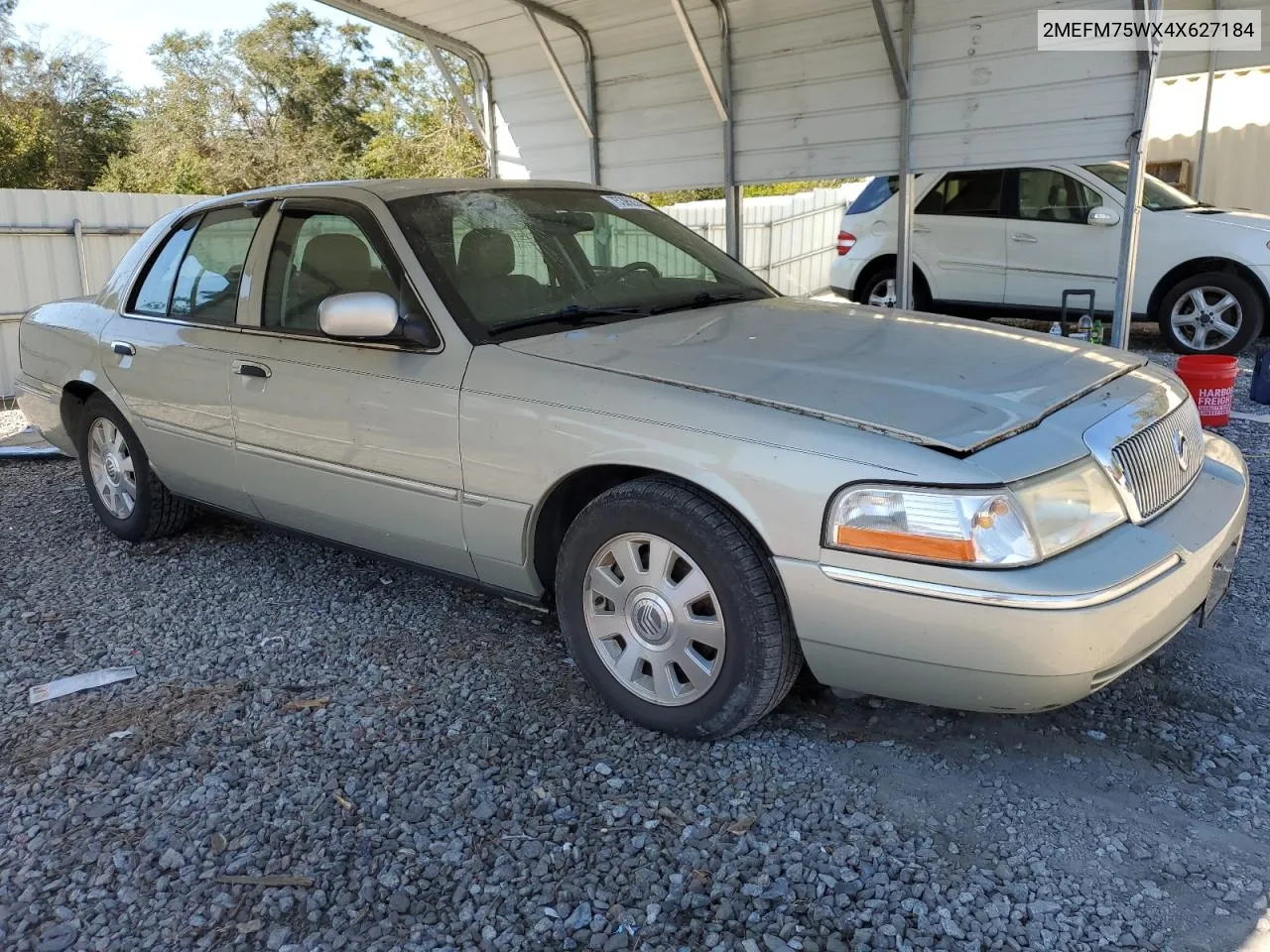 2004 Mercury Grand Marquis Ls VIN: 2MEFM75WX4X627184 Lot: 75305634