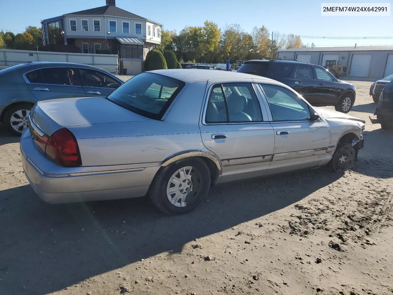 2004 Mercury Grand Marquis Gs VIN: 2MEFM74W24X642991 Lot: 75732164