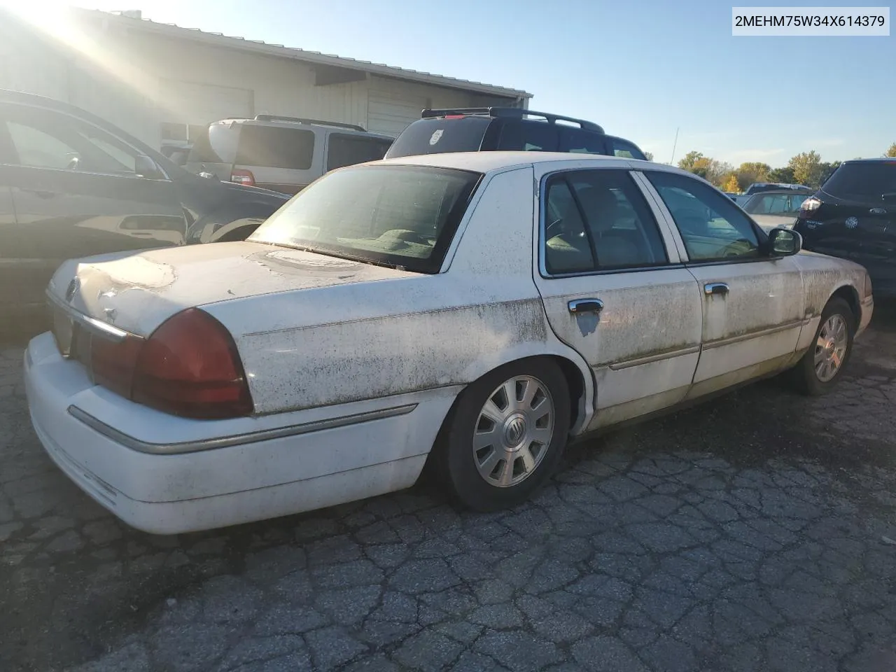 2004 Mercury Grand Marquis Ls VIN: 2MEHM75W34X614379 Lot: 76318754