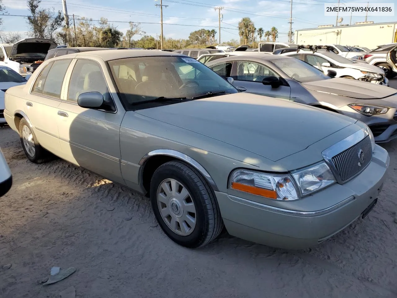 2004 Mercury Grand Marquis Ls VIN: 2MEFM75W94X641836 Lot: 76658634