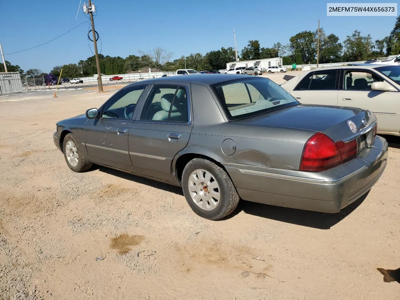 2004 Mercury Grand Marquis Ls VIN: 2MEFM75W44X656373 Lot: 76753834