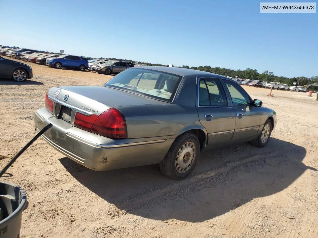 2004 Mercury Grand Marquis Ls VIN: 2MEFM75W44X656373 Lot: 76753834