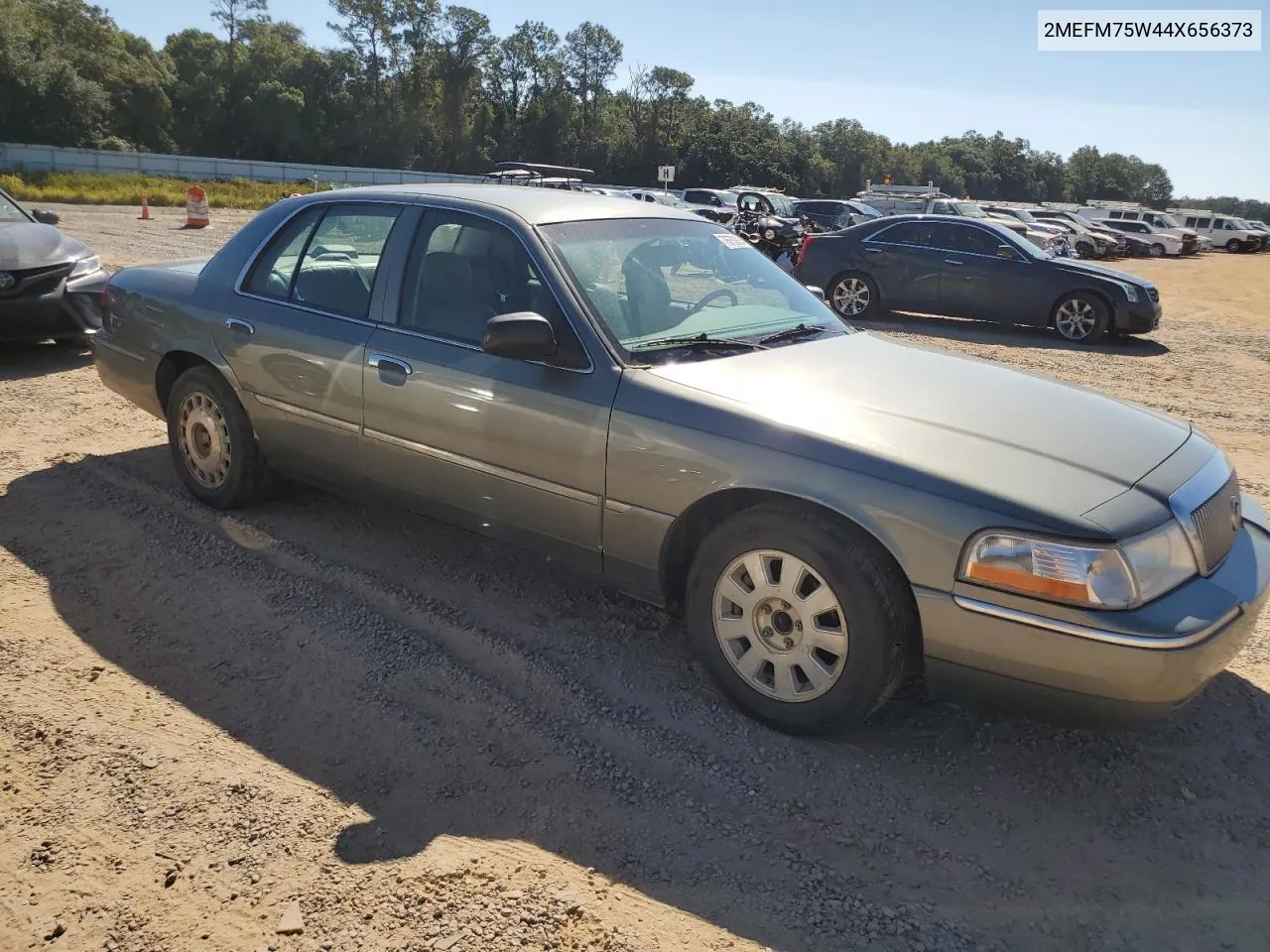 2004 Mercury Grand Marquis Ls VIN: 2MEFM75W44X656373 Lot: 76753834