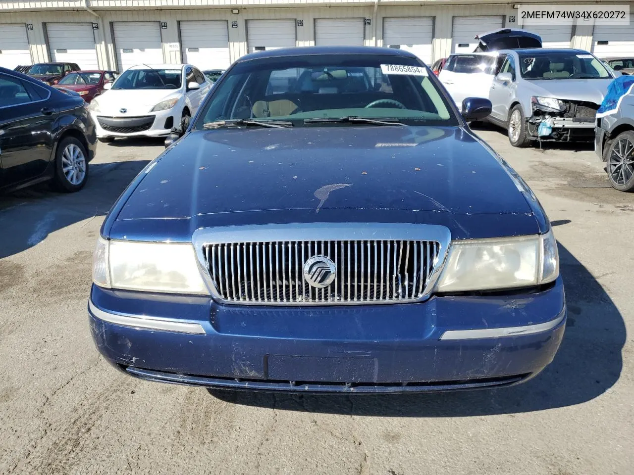 2004 Mercury Grand Marquis Gs VIN: 2MEFM74W34X620272 Lot: 78865854