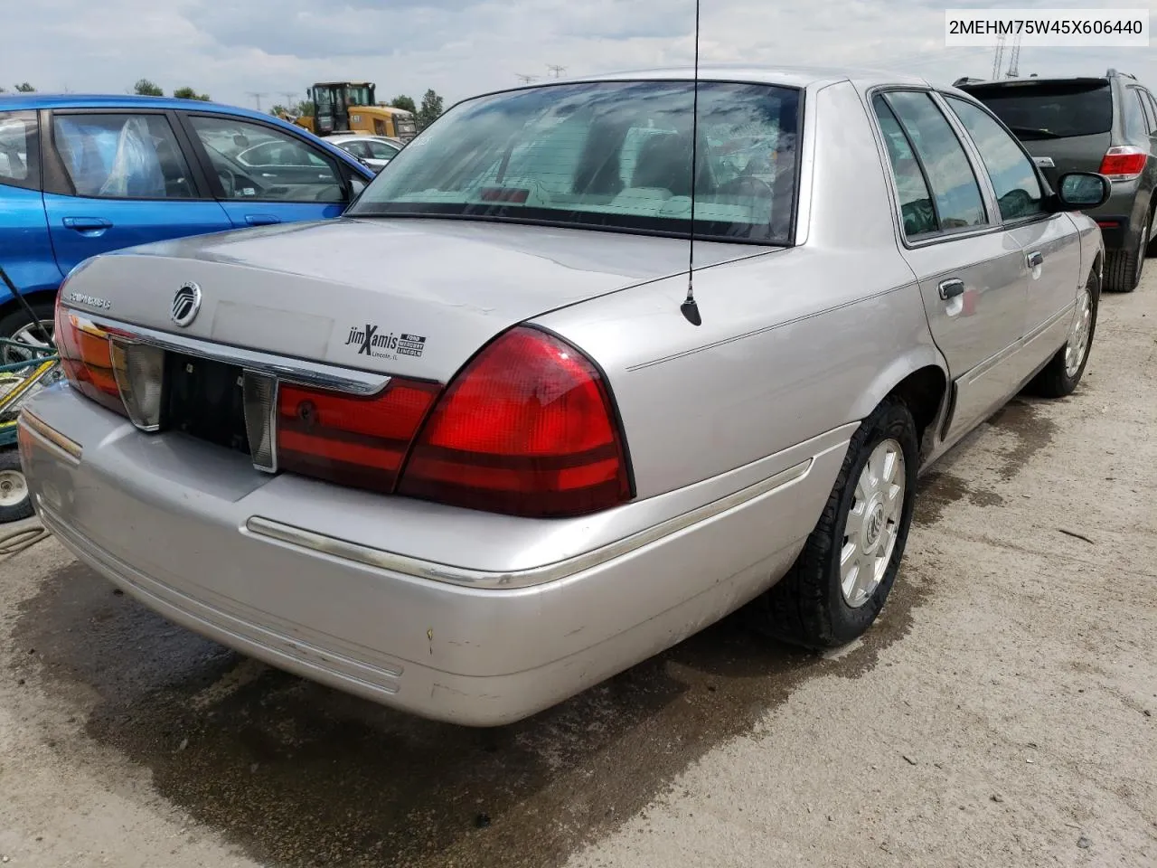 2005 Mercury Grand Marquis Ls VIN: 2MEHM75W45X606440 Lot: 55945843