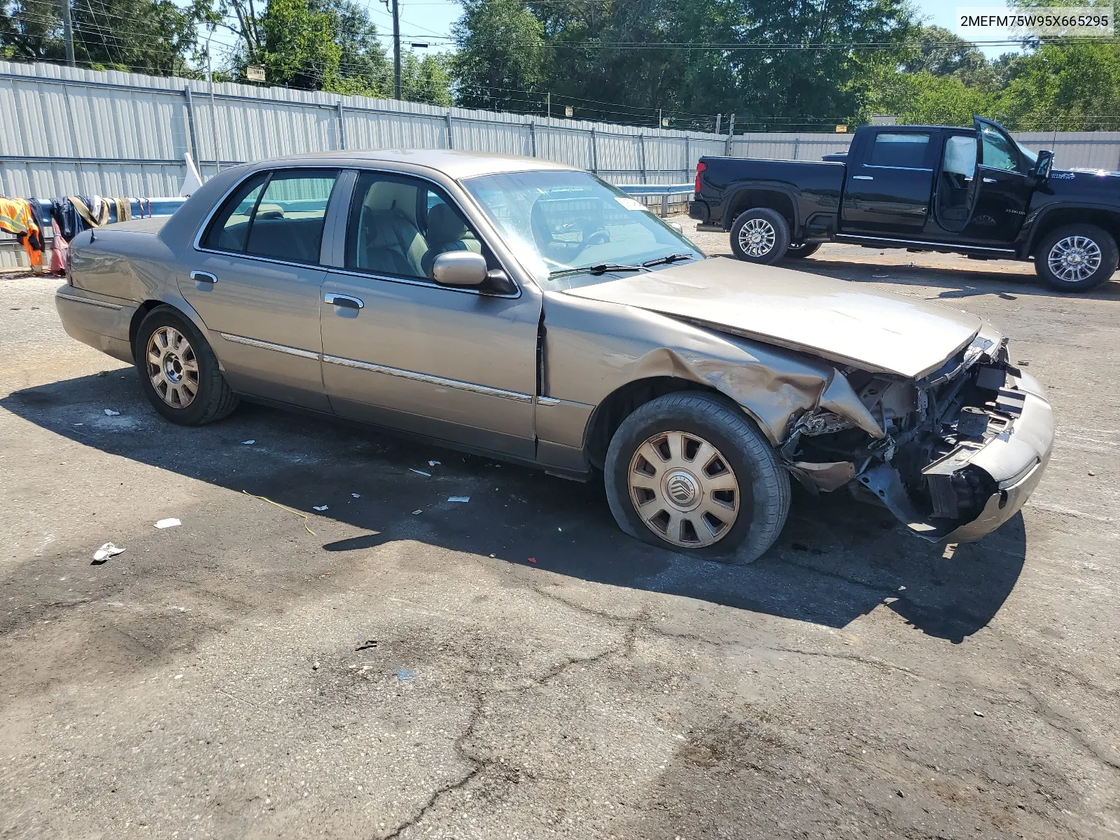 2005 Mercury Grand Marquis Ls VIN: 2MEFM75W95X665295 Lot: 58674954