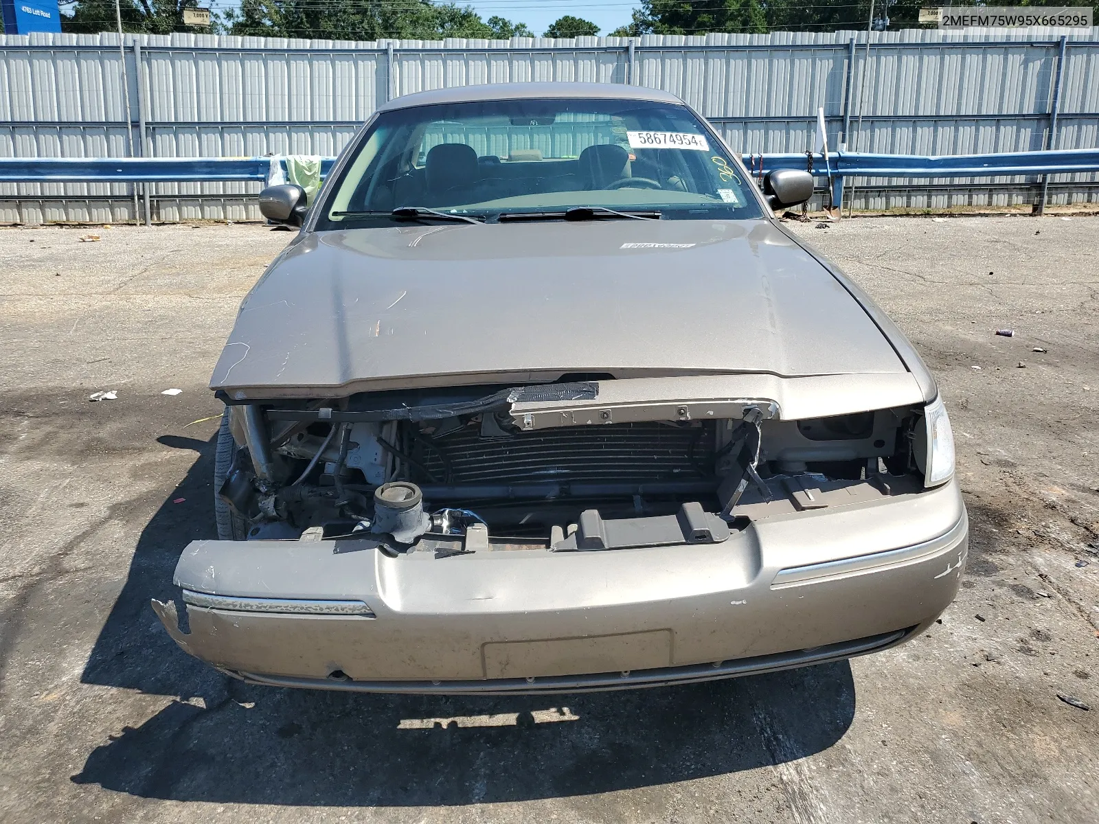 2MEFM75W95X665295 2005 Mercury Grand Marquis Ls