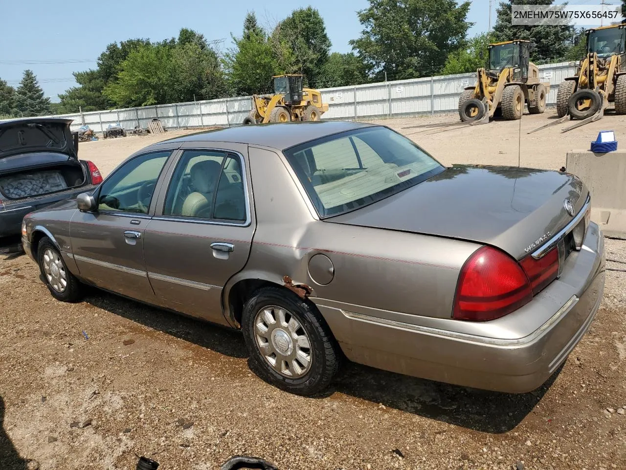 2005 Mercury Grand Marquis Ls VIN: 2MEHM75W75X656457 Lot: 62851504