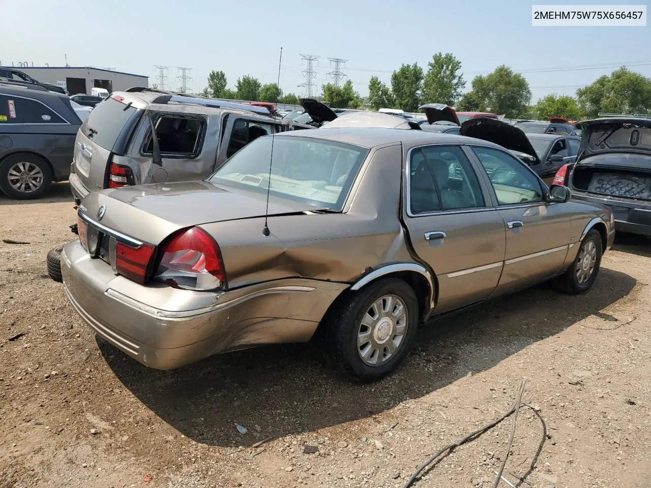 2005 Mercury Grand Marquis Ls VIN: 2MEHM75W75X656457 Lot: 62851504