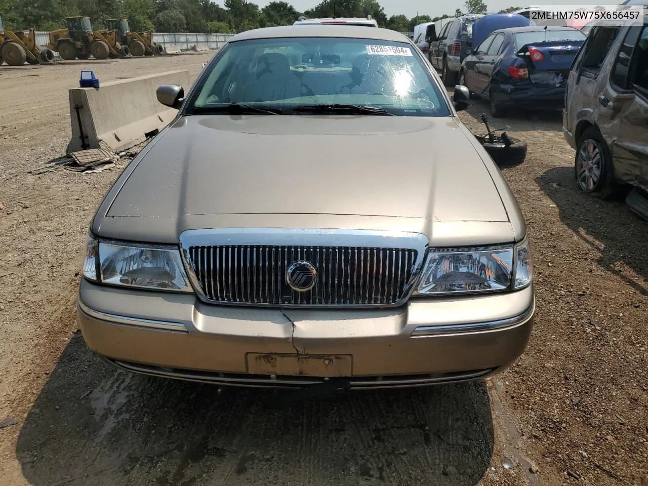 2005 Mercury Grand Marquis Ls VIN: 2MEHM75W75X656457 Lot: 62851504