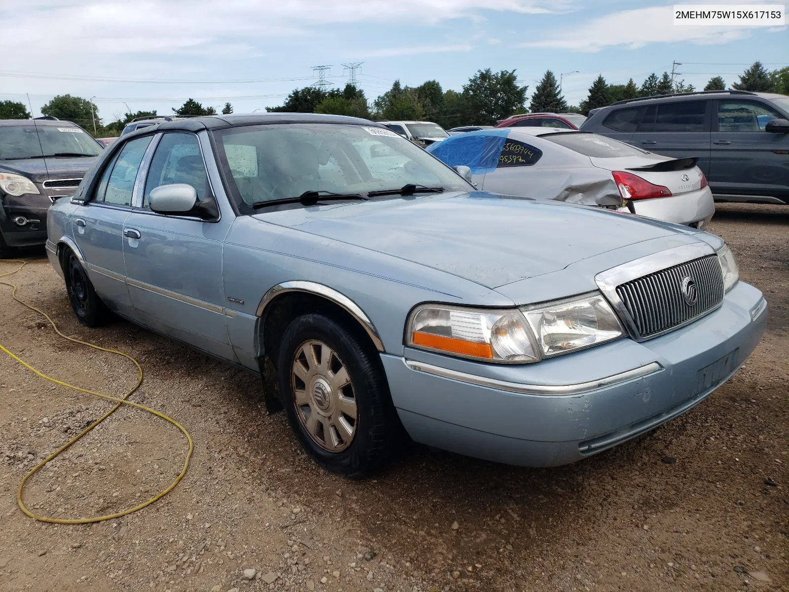 2005 Mercury Grand Marquis Ls VIN: 2MEHM75W15X617153 Lot: 66869834