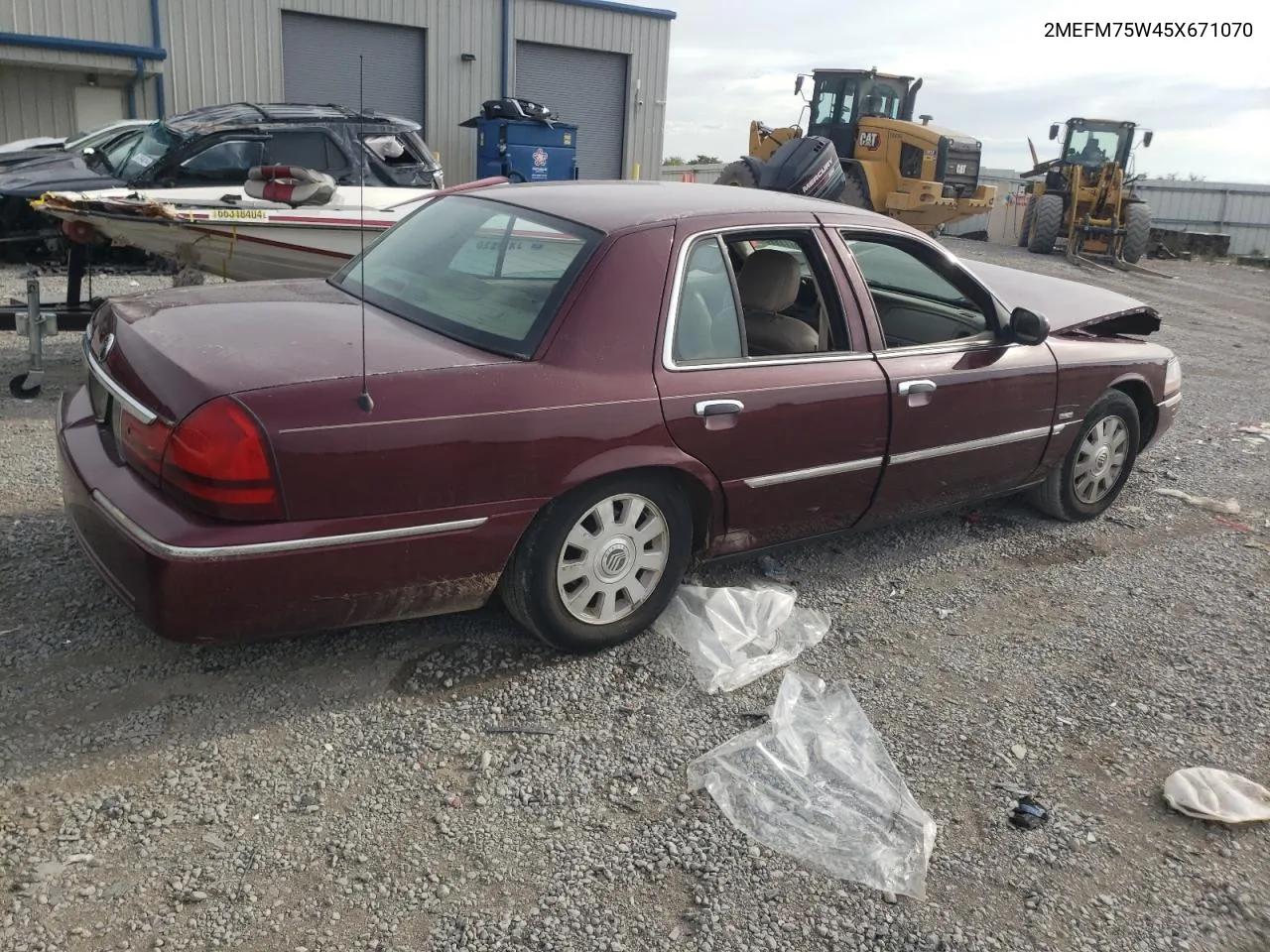 2005 Mercury Grand Marquis Ls VIN: 2MEFM75W45X671070 Lot: 67719964